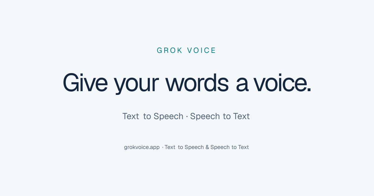 Grok Voice 3.0 official product preview showing the interface and core visual identity